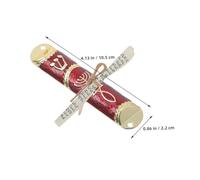 iplusmile 3sets Mezuzah Decorativa Ebraica Custodia per Hanukkah Ebraica Benedizione Casa Metallo Resistente Usura Fede Cultura Regalo Premuroso Famiglia Decorazione Versatile Pareti