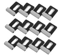 iplusmile 4 Impostato Clip in Acciaio Inox per Specchio da Parete Supporti Robusti per Montaggio senza Cornice Morsetti Metallici per Vetro Kit Fissaggio Specchi per Bagno e Interni