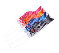 iplusmile 4 pezzi Banderuole Carp Koi Giapponesi Colorate per Esterni Decorazioni da Appendere per Ristorante Resistente e Facile da Pulire Rosa Blu