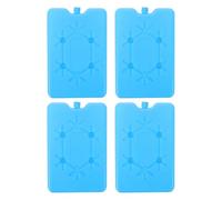 iplusmile 4 Pezzi Borsa Ghiaccio Gel Riutilizzabile per Contenitori Pranzo | Plastica, Uso per Pranzo e Attività All'aperto, Formato 200ml, Soluzione Versatile e Facile da Portare