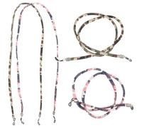 iplusmile 4 Pezzi Cordino per Occhiali in Cotone Poliestere Resistente Antismarrimento Design Speciale, per Occhiali da Sole da Vista in Pesca e Uso Quotidiano