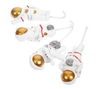 iplusmile 4 pezzi Ganci Adesivi Parete Forma di Astronauta Appendiabiti senza Chiodi per Cappotti Asciugamani e Accessori Resistente e Facile da Montare su Superfici Lisce come Marmo e