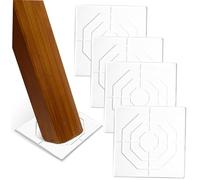 iplusmile 4 pezzi Gommini Trasparenti in Silicone per Mobili Protezioni Antigraffio e Antiscivolo per Pavimenti Piastrelle Facili da Tagliare e Adesivi per Gambe di Tavoli e Sedie