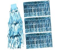 iplusmile 4 Pezzi Gonna da Frangia Tinsel Decorazione per Compleanni e Gonna per Lamina per Blu Facile da Installare e Versatile
