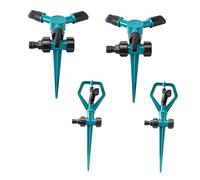 iplusmile 4 pezzi Irrigatori Automatici Rotanti per Set Ugelli Regolabili per Irrigazione e Verdure per Idrico Uniforme