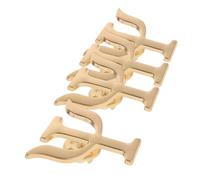 iplusmile 4 pezzi Lettera Greca per Psicologi Accessori Chic per Professionisti Della Psicologia Distintivi Decorativi Unici e per e