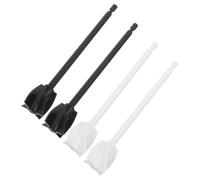 iplusmile 4 Pezzi Palette Spirale per Miscelatore Trapano Bastoncini Miscelatori Vernice ed Adesivo Aste per Miscelazione Riutilizzabili Accessori Resistenti per Trapani Elettrici