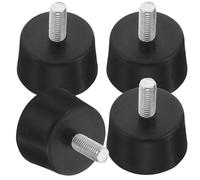 iplusmile 4 Pezzi Piedini Regolabili per Mobili in Gomma Livellatori per Tavoli e Sedie per Carichi Pesanti Antivibranti e Antiscivolo Adatti per Casa Ufficio e Ristoranti