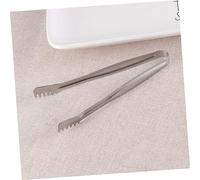 iplusmile 4 pezzi Pinze Alimentari Mini in Acciaio Inossidabile Opaco per Servire Cibo Ghiaccio Pane e Condimenti Bar e Buffet