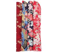 iplusmile 4 Pezzi Porta Ventaglio da Mano in Seta Vintage Stile Giapponese Custodia per Ventagli Cinesi Leggera e Decorativa Accessorio Elegante per Conservazione