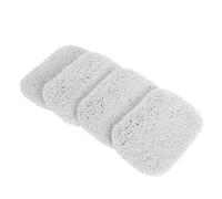 iplusmile 4 Pezzi Portasapone Porta Della Barra Di Sapone Copertina Bagno Porta Saponetta Titolari Piatti Porta Sapone Quadrata Montato Assorbente Ascensori Marmo Titolare Bianca Pvc