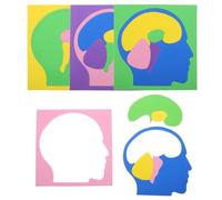 iplusmile 4 pezzi Puzzle Montessori Anatomia Cervello Umano per Educativo e Didattico Gioco Cognitivo per Ragazzi e Ragazze in Età Prescolare Stimola Apprendimento e Crescita Intellettuale