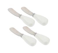iplusmile 4 pezzi Spatole per Spalmare in Acciaio Inossidabile per e Formaggio Resistenti e Sicuri Utensili per Torte e Pane