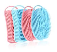 iplusmile 4 pezzi Spazzole in Silicone per Corpo e Capelli Morbide e Delicate Spazzola Pulizia Corpo e Stimolatore Capelluto Adatta Tutta la Famiglia