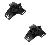 iplusmile 4 Pezzi Staffa del faro montare chiave supporto per lampada da testa da pesca Titolari con portalampada per fascia da pesca accessorio per la pesca plastica Black