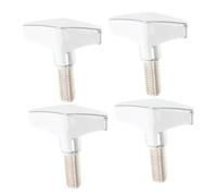 iplusmile 4 Pezzi Vite Ad Alette in Lega Di Zinco Per Batteria, Vite Di Fissaggio Per Piatti, Bullone Di Serraggio Stabile Per Kit Batteria Professionale