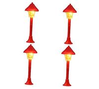 iplusmile 4 Set Led Lampioni Miniatura Per Decorazione Casa Modellino Per Micro Paesaggio E Camera