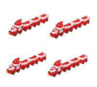 iplusmile 4 Set Ornamenti del Treno di Natale Figurine Nozze Natività Decorazione Arredamento Natalizio Regali in Miniatura per l'artigianato Ornamenti in Miniatura Mini Ornamenti Resina