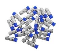 iplusmile 40 Connettori a Compressione Rg6 Adattatore Tipo F per Cavo Coassiale TV Kit Completo per Installazione Segnale Stabile e Compatibilità