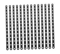iplusmile 40 Pezzi Strisce Salvaspazio in Plastica per Appendini Connettori Neri Estensori Resistenti per Pantaloni e Camicie Organizer Armadio Facili da Installare Attrezzi