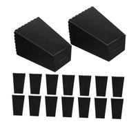 iplusmile 48 pezzi Scatole Popcorn Mini Nero Minimalista Contenitori Pop Corn per Snack Feste Cinema Party Facili da Montare per Popcorn Patatine Hamburger