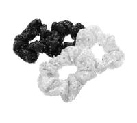 iplusmile 4pezzi Fasce Elastiche per Capelli Scintillanti Paillettes Elastici Metallici per Capelli Accessori per Feste e Occasioni Speciali Adatti Tutte le Tipologie