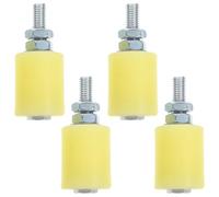 iplusmile 4pezzi Ruote Nylon per Cancello Scorrevole Rulli di Guida Resistenti e Silenziosi per Porte Binario Pulegge Pratiche per Porte Elettriche e Garage Kit Compatto e Facile