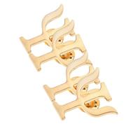 iplusmile 4Pezzi Spille Retrò Lettere Greche per Psicologi Distintivi in Lega da per Ufficio Scuola Viaggi e Maglioni