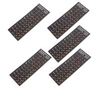 iplusmile 5 fogli Adesivi Tastiera Russa Matti Lettere Sostitutive Resistenti Facili da Applicare Accessori