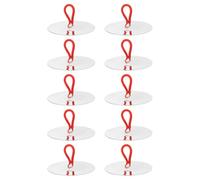 iplusmile 5 paia Piattini da Dito in Acciaio Inossidabile per Strumento Musicale Resistente e Facile da Usare Piccoli Piatti Decorativi e Pratici per Educazione Musicale