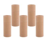 iplusmile 5 Pezzi 100ml Scatola Cilindrica Beige in Carta Coperchi per
