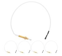 iplusmile 5 Pezzi Accenditore in Ceramica con Filo Isolato | Ricambio per Gas, Base Ceramica, Rame e Cavo Isolato, per Bruciatori e Fornelli Domestici