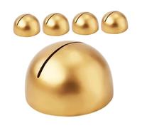 iplusmile 5 Pezzi Cartoncini da in Legno con Base Rotonda Supporto per Carte Nominative e Numeri in Menu per Ricevimenti Feste Matrimonio Anniversari e Ristoranti