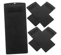 iplusmile 5 pezzi Clip Board Portatili Piccole in Plastica Blocchi Appunti Rigidi Colore Solido Fermacarte Pratici e Compatti per Menu e Documenti per Studenti e Ufficio