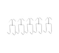 iplusmile 5 pezzi Ganci Appendicarne in Acciaio Inossidabile per Prosciutto Salsicce e Carne Doppia Serie Multifunzione per Macellai Chef e Bbq Resistente e Facile da Usare