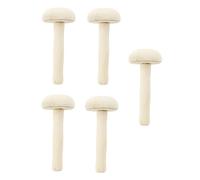 iplusmile 5 Pezzi Rulli in Legno Forma di Fungo per Stampa Artistica Resistenti e Facili da Usare Manico Ergonomico per Rubbing Inchiostro Strumenti Essenziali per Incisione DIY
