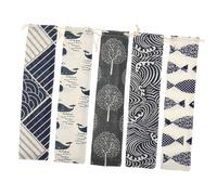 iplusmile 5 Pezzi Sacchetti Cannucce in e Lino con Coulisse Sacchetto Organizer Leggero e Pieghevole per Viaggi Posate Riutilizzabili e Custodia per Cannucce