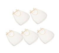 iplusmile 5 pezzi Sacchetti Rete Appendibili per Verdure Sacchetti Traspiranti per Cipolle Aglio Patate Riutilizzabili Organizer da Parete per Cucina Ottimizzazione Spazio Facili da Pulire