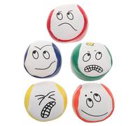 iplusmile 5 Pezzi Sacchi di sabbia per piccoli sacchi di fagioli principianti con palline da giocoliere riempitivo di calze per ragazzi destreggiarsi tra le palle lanciare pouf pvc