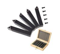 iplusmile 5 Pezzi Utensili da Tornio Tipped da Strumenti Tornitura Indicizzabili per Lavorazione Cnc Porta Utensili e Punte per Finitura Fresatura e Filettatura