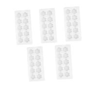 iplusmile 5 pezzi Vassoio Porta Uova in Perla Epe Antishock per Uova Supporto Protettivo Fragile per Uso Domestico e Negozio Bianco