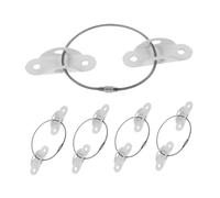 iplusmile 5 set Fissaggi Antiribaltamento Mobili in Nylon con Sicurezza per Camerette e Librerie Ancoraggi Parete Resistenti per Protezione