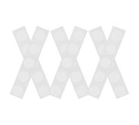 iplusmile 50 pezzi Etichette Adesive Anticontraffazione Trasparenti Bianco Sticker Autoadesivi Facili Applicare per Protezione Prodotti