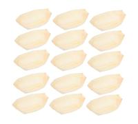 iplusmile 50 Pezzi Piatti Legno Forma Barca per Sushi e Antipasti Eleganti e Sostenibili per e Ristoranti Facili da e Gourmet