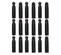 iplusmile 50 Pezzi Tappi per Versatori in Pvc Nero Copri Beccuccio Protettivi Antipolvere per Bottiglie Accessori Pratici per Cucina e Bar