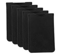 iplusmile 5pezzi Pettine in Legno Custodia Morbida in Pu Per Pettini Da Viaggio Custodia Antigraffio Per Pettini Corti Organizer Portatile Per