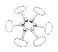 iplusmile 6 pezzi Chiavi Triangolari in Metallo per Serrature Bidoni Rifiuti Esterni e Pannelli Elettrici Chiave per Ascensori e Serrature d Emergenza Design Liscio per Uso Residenziale e