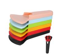 iplusmile 6 pezzi Copriforbici Magnetici in PP Resistenti e Leggeri Custodie Protettive per Forbici da Cucina con Aggancio Magnetico per Frigorifero e Superfici Metalliche Protezione Sicura