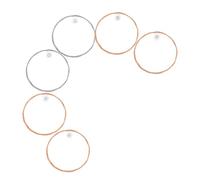 iplusmile 6 pezzi Corde Chitarra Folk in Rame Rosso per Sostituzione Corde Acustiche Suono Chiaro e Risonanza Ricca Kit Professionale per Chitarra Acustica Accessori Essenziali per