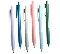 iplusmile 6 pezzi Matite Infinite Inkless Matite Eterne Bicolore Cancellabili Necessità di Temperare Penne per e Scrittura per Adulti